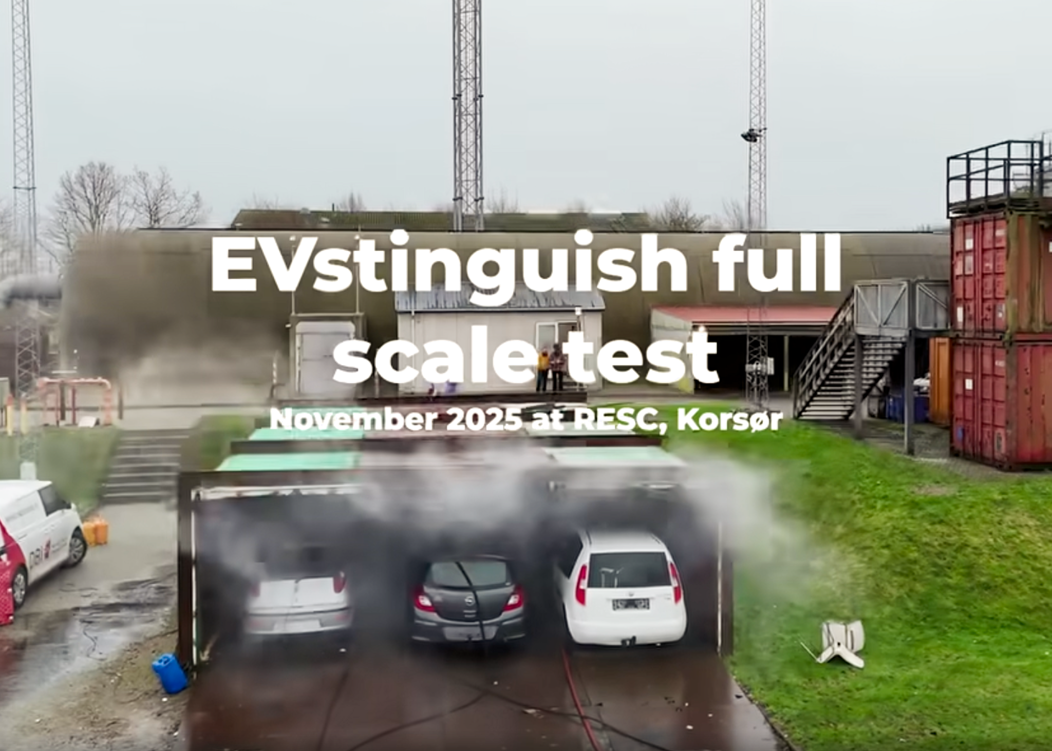 Featured image for “Medlemshistorie: EVstinguish tester EV-X barrieren under ekstreme forhold”